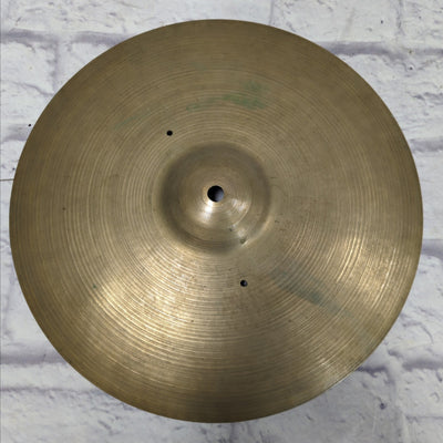 Zildjian Ghost Hollow Logo 14" Hi Hats Cymbals Vintage 1970s 850g Top 950g Bottom