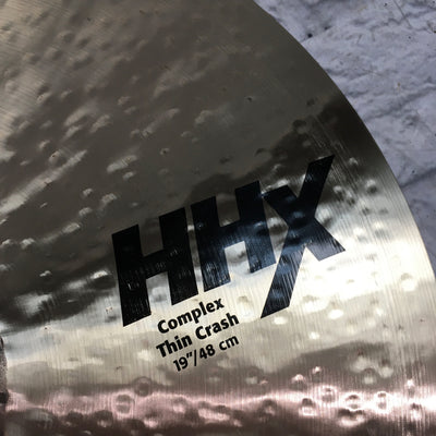 Sabian HHX Complex Thin Crash 19 Crash Cymbal