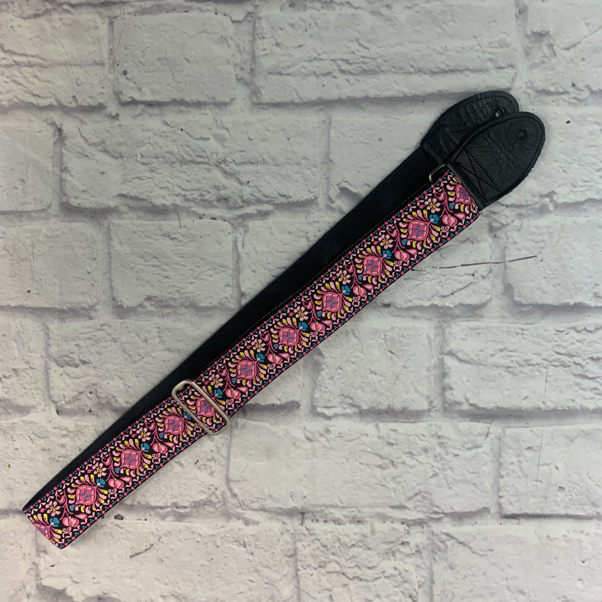 Souldier Pink Paisley Guitar Strap