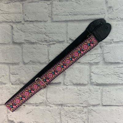 Souldier Pink Paisley Guitar Strap