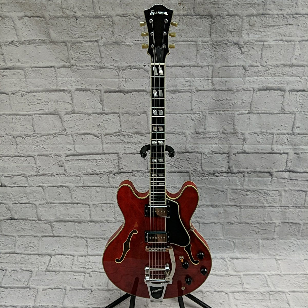Eastman T486B-RD Hollow Body Thinline with Case Hollow Body Electric Guitar