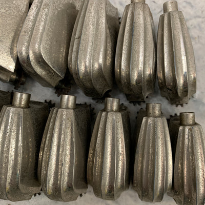 Vintage Slingerland Radio King Nickel Lugs Set of 14
