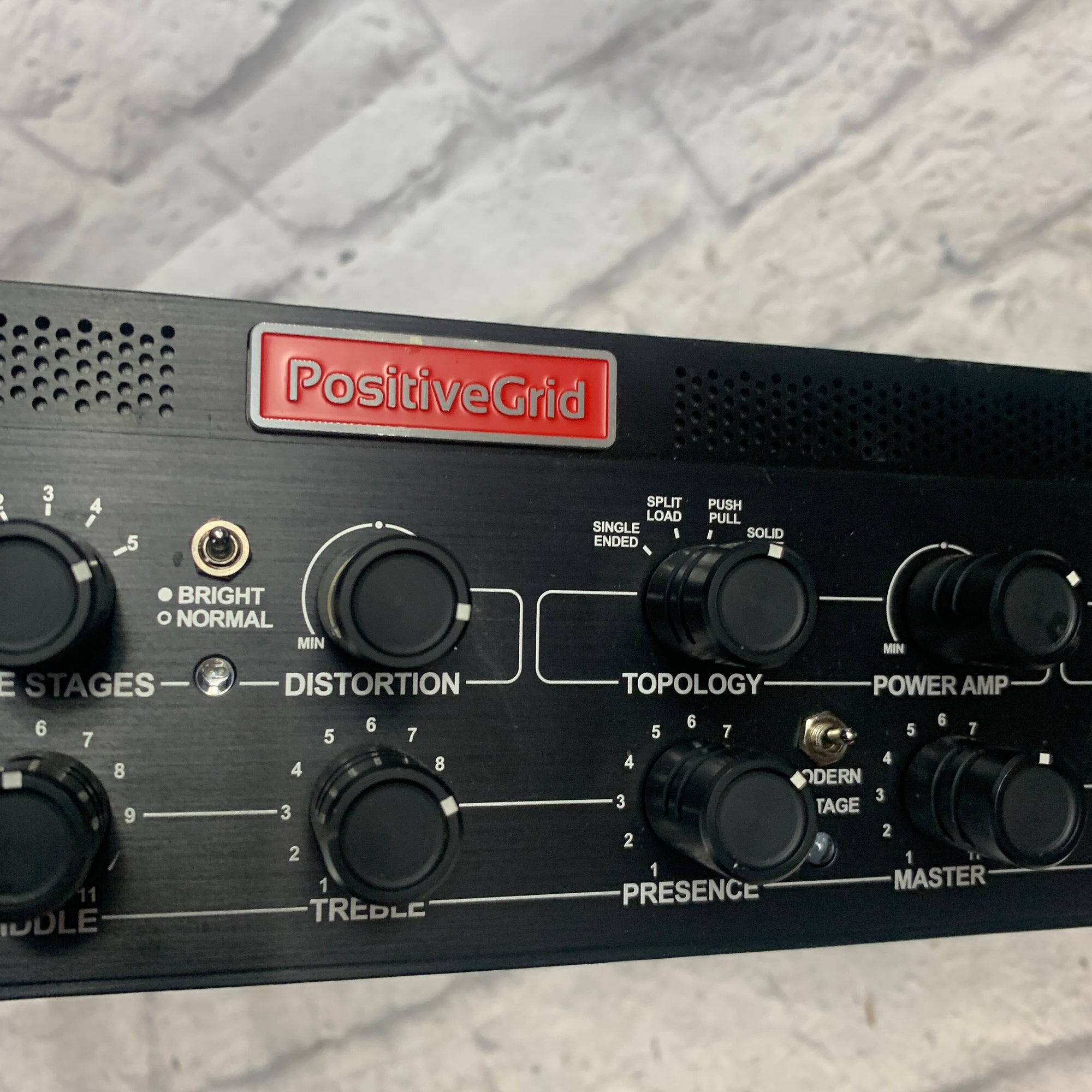Positive Grid Bias Rack Amplifier Head