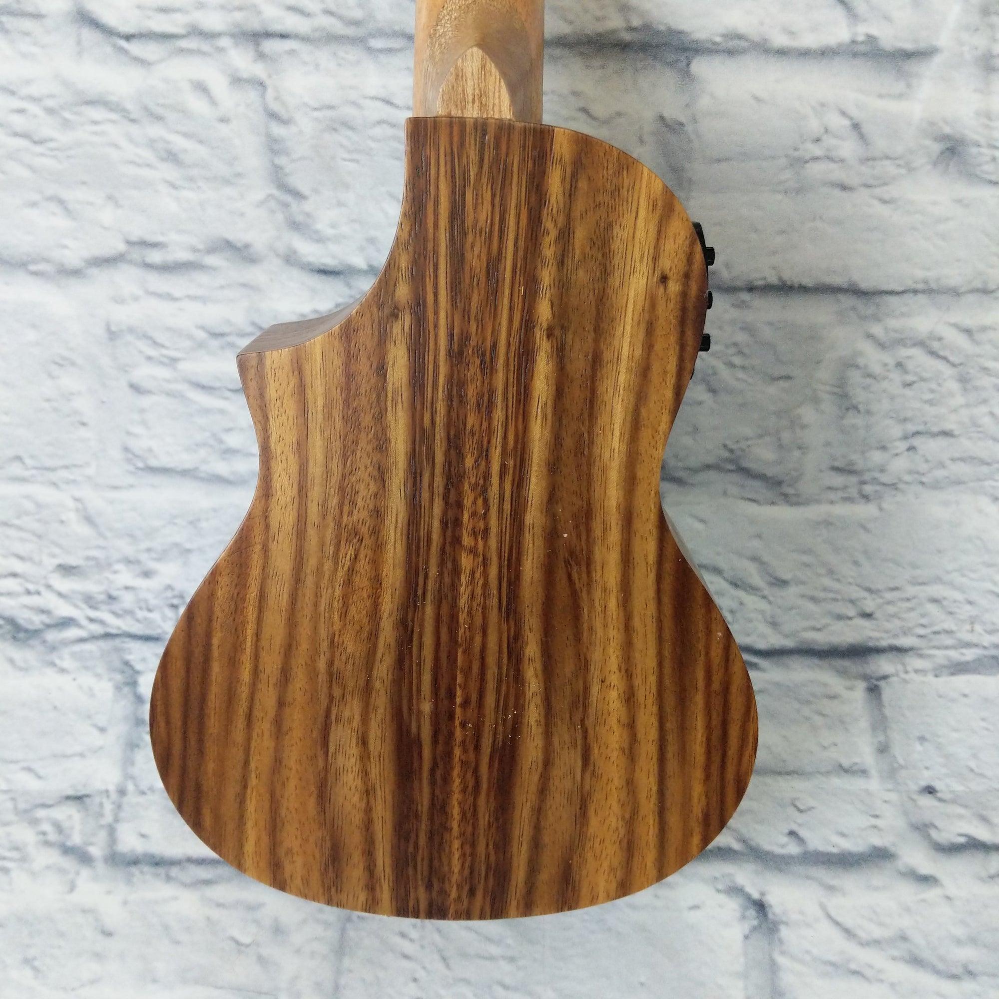 Kala Teak Tri-Top Concert Ukulele w/ Cutaway & EQ