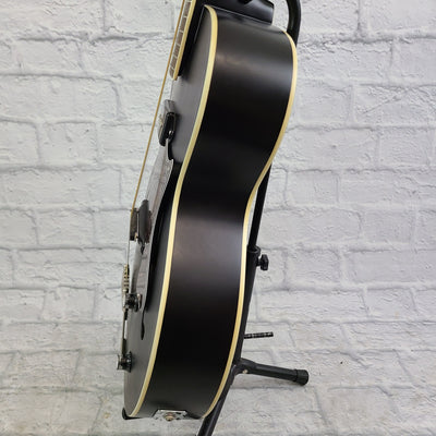 The Loar LH-309 BKM Hollowbody Electric - Matte Black