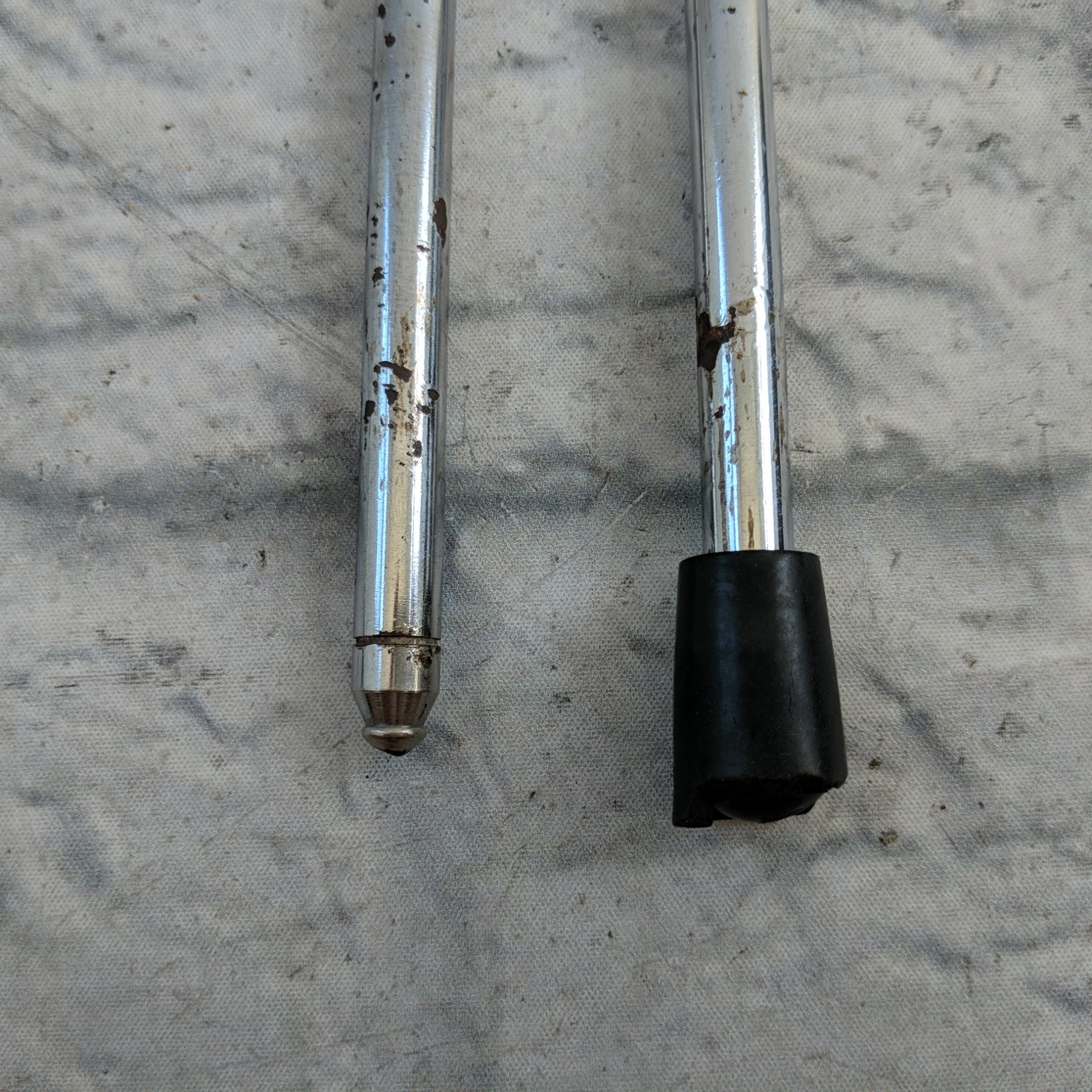 Pair of Vintage Bass Drum Legs 3/8"