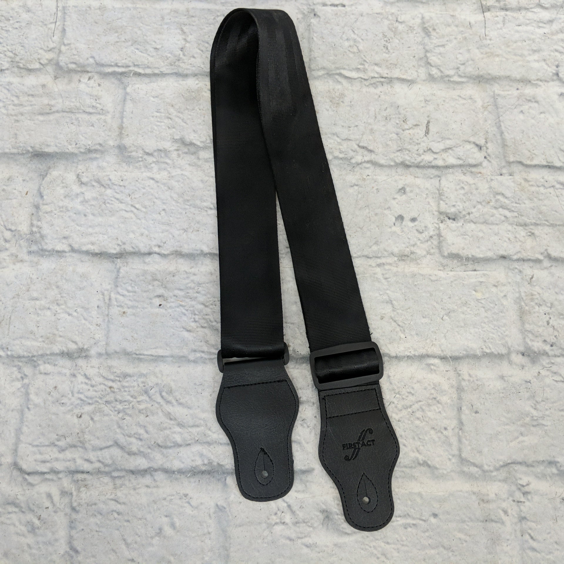 First Act Leather Seat Belt Style Guitar Strap
