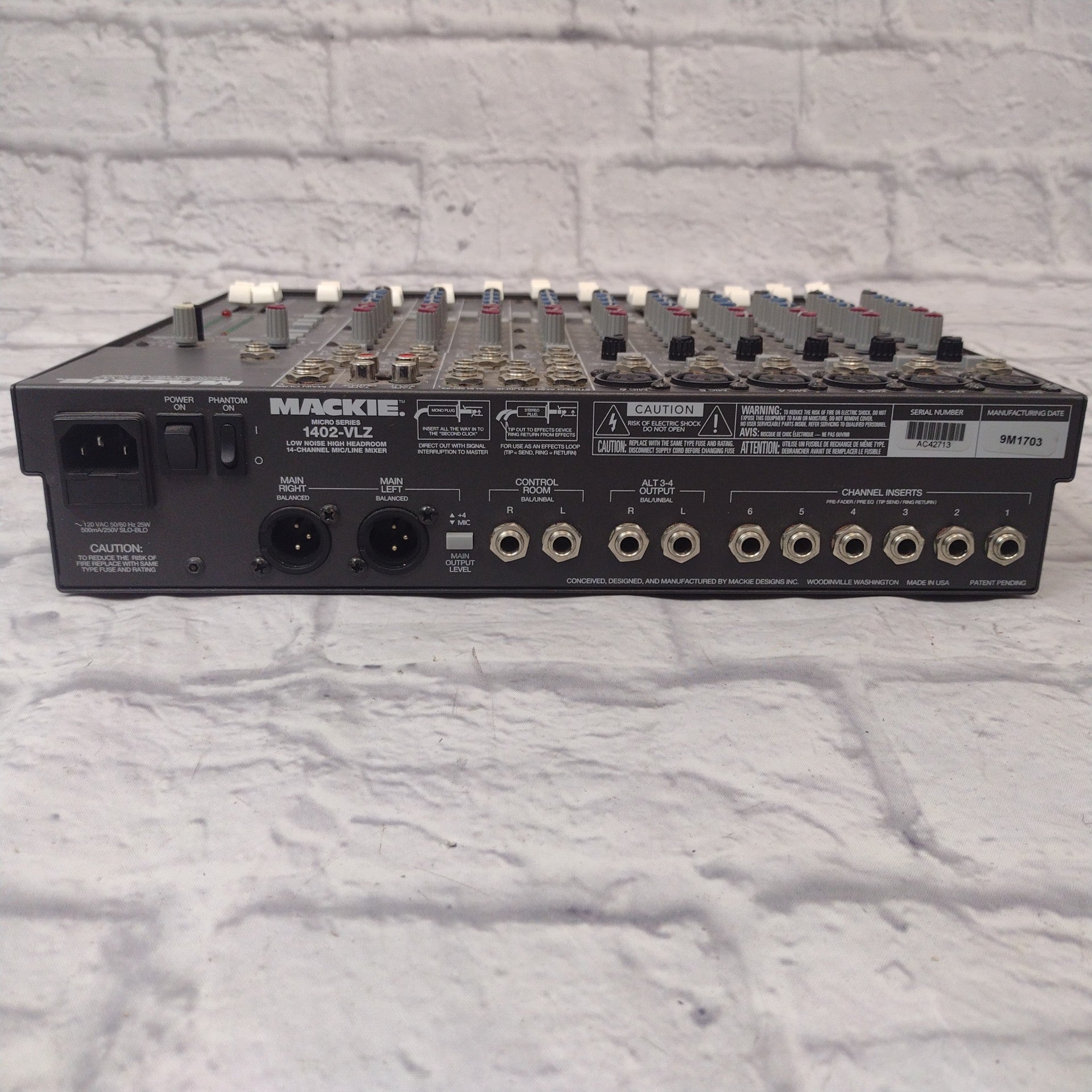 Mackie 1402 VLZ Passive Mixer