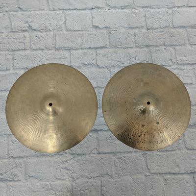 Vintage Avedis A 15" Hi Hat Cymbals
