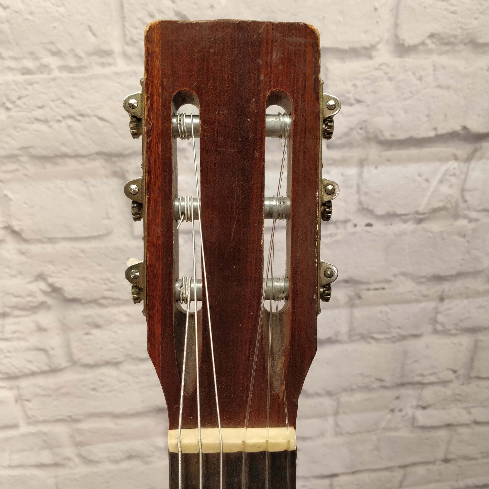 1963 Harmony H173 Classical Guitar (Rebuilt) w Orig Chipboard Case