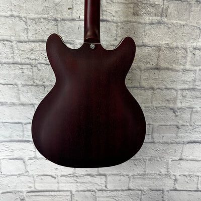 Grote Semi Hollow Burgundy