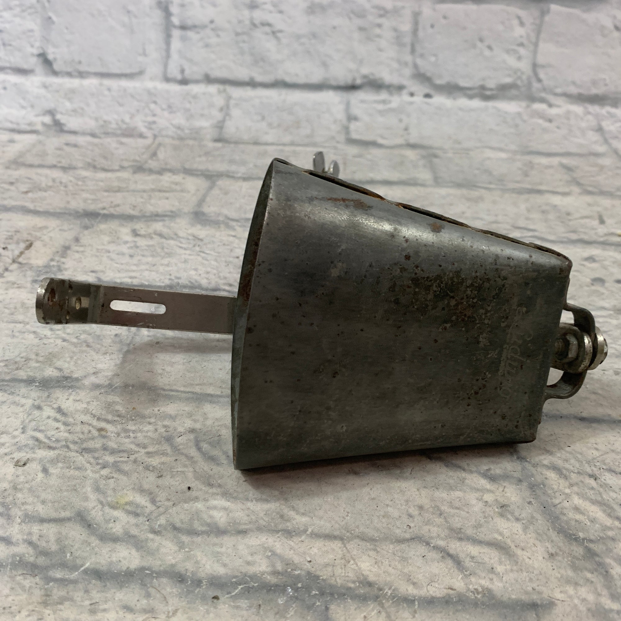 Vintage Hoop-Mounted Ludwig Script Cowbell