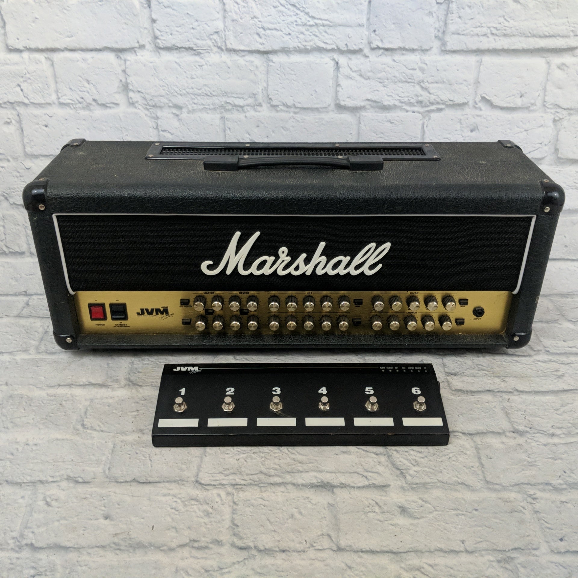 Marshall JVM 410H 100W Guitar Head w/ footswitch