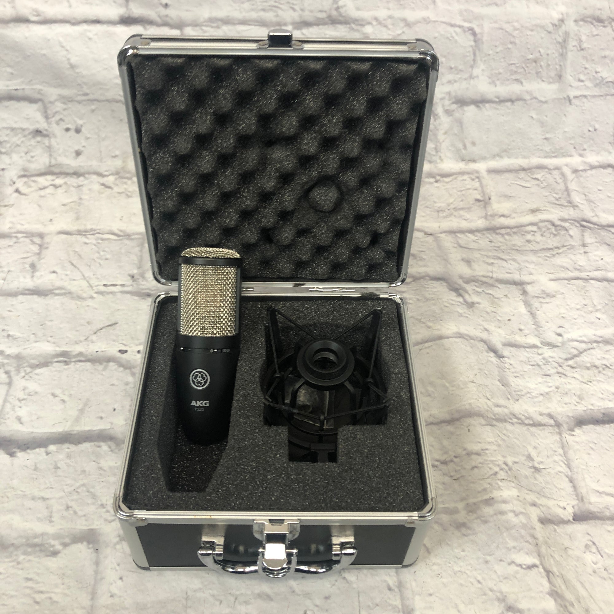AKG P220 Large Diaphragm Condenser Microphone with Case