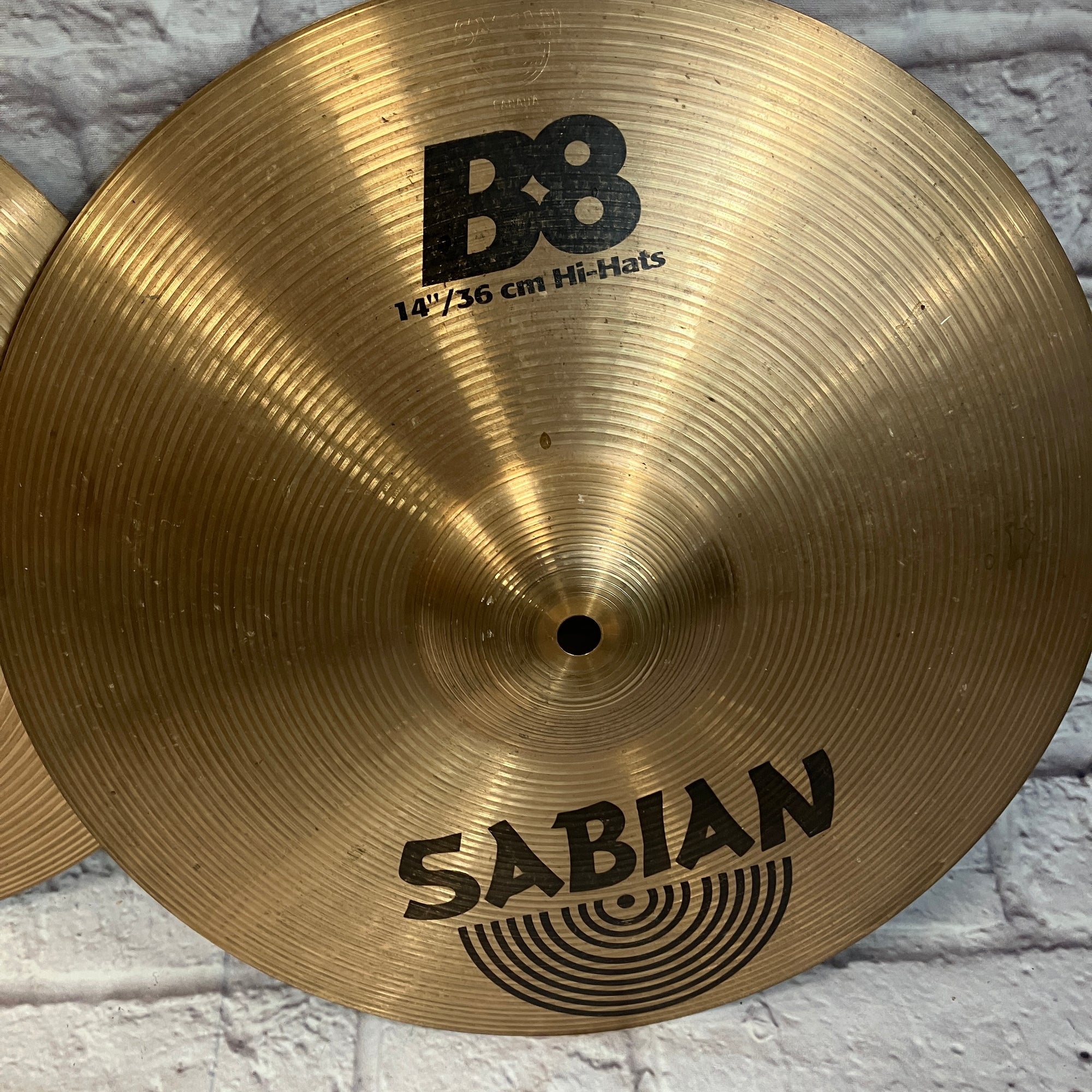Sabian 14 B8 Hi Hat Cymbal Pair