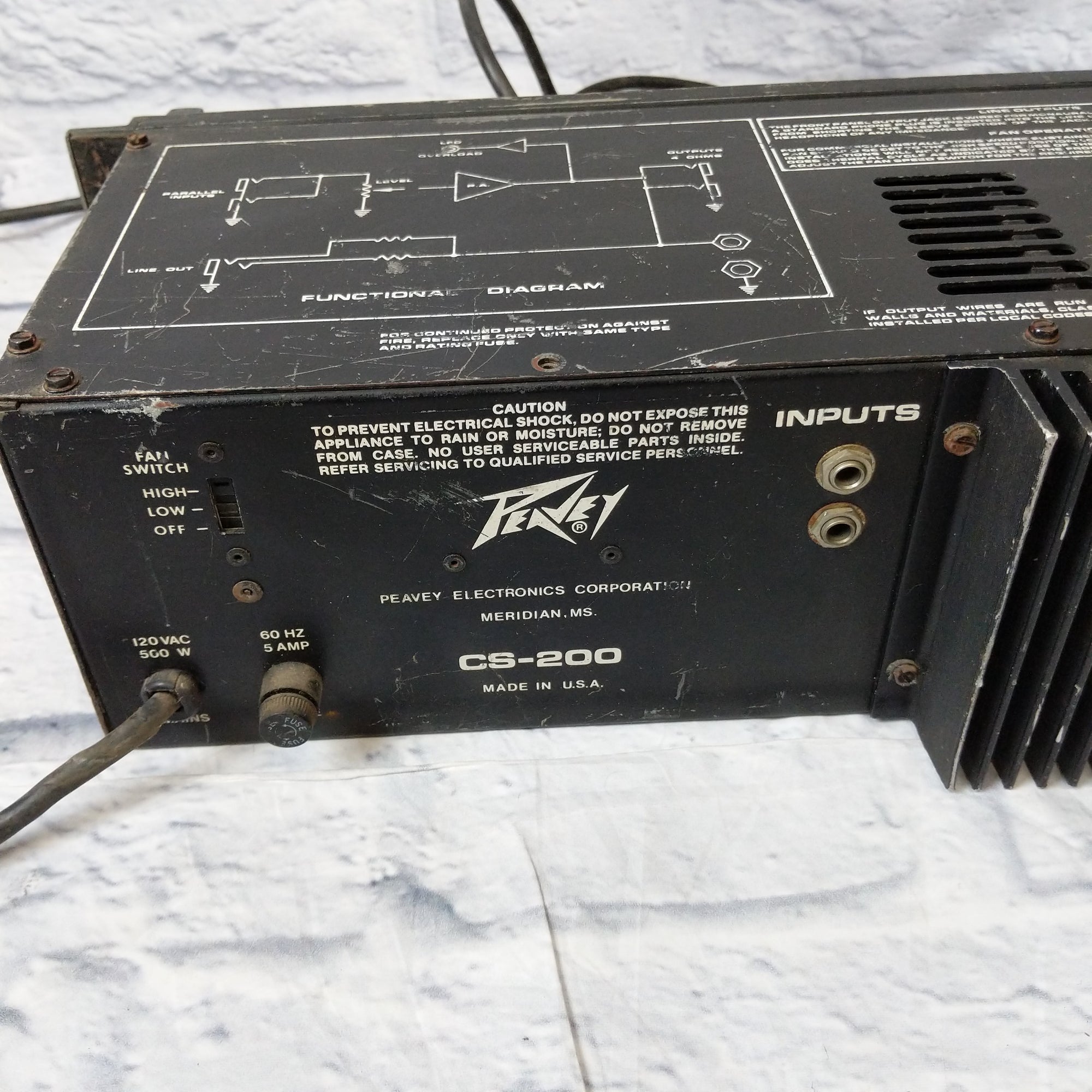 Peavy CS-200 Power Amp