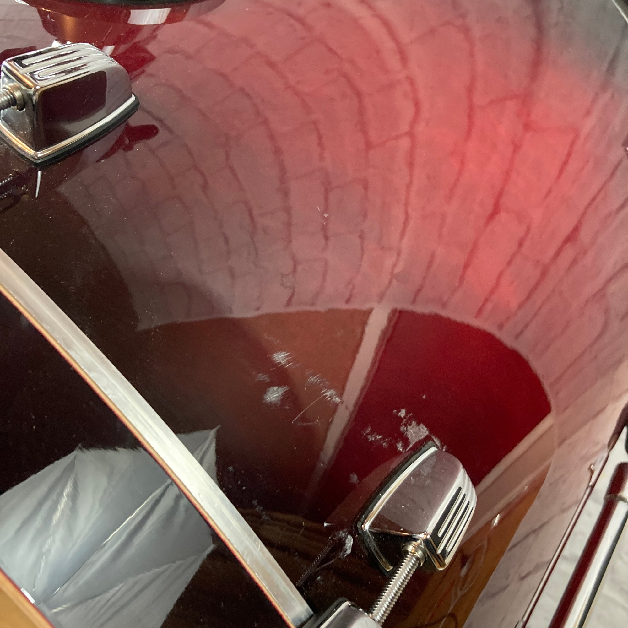 Ludwig Accent CS Custom Wine Red 5 Piece Drum Kit