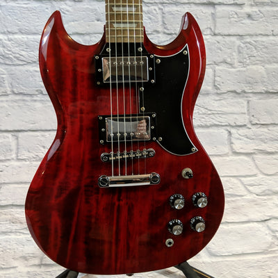 Stadium WD-420 Electric Guitar Cherry Red