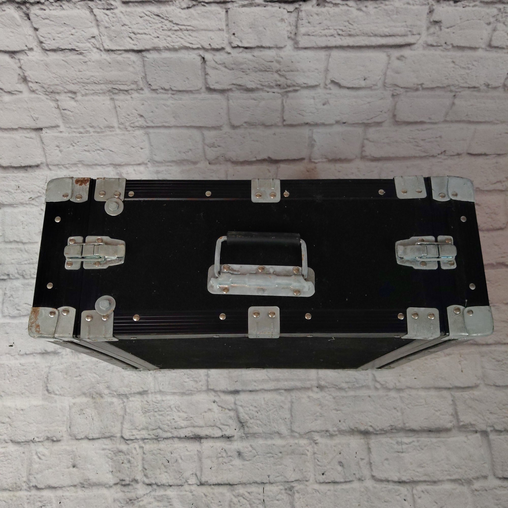Black Carpeted 4U Rack Case