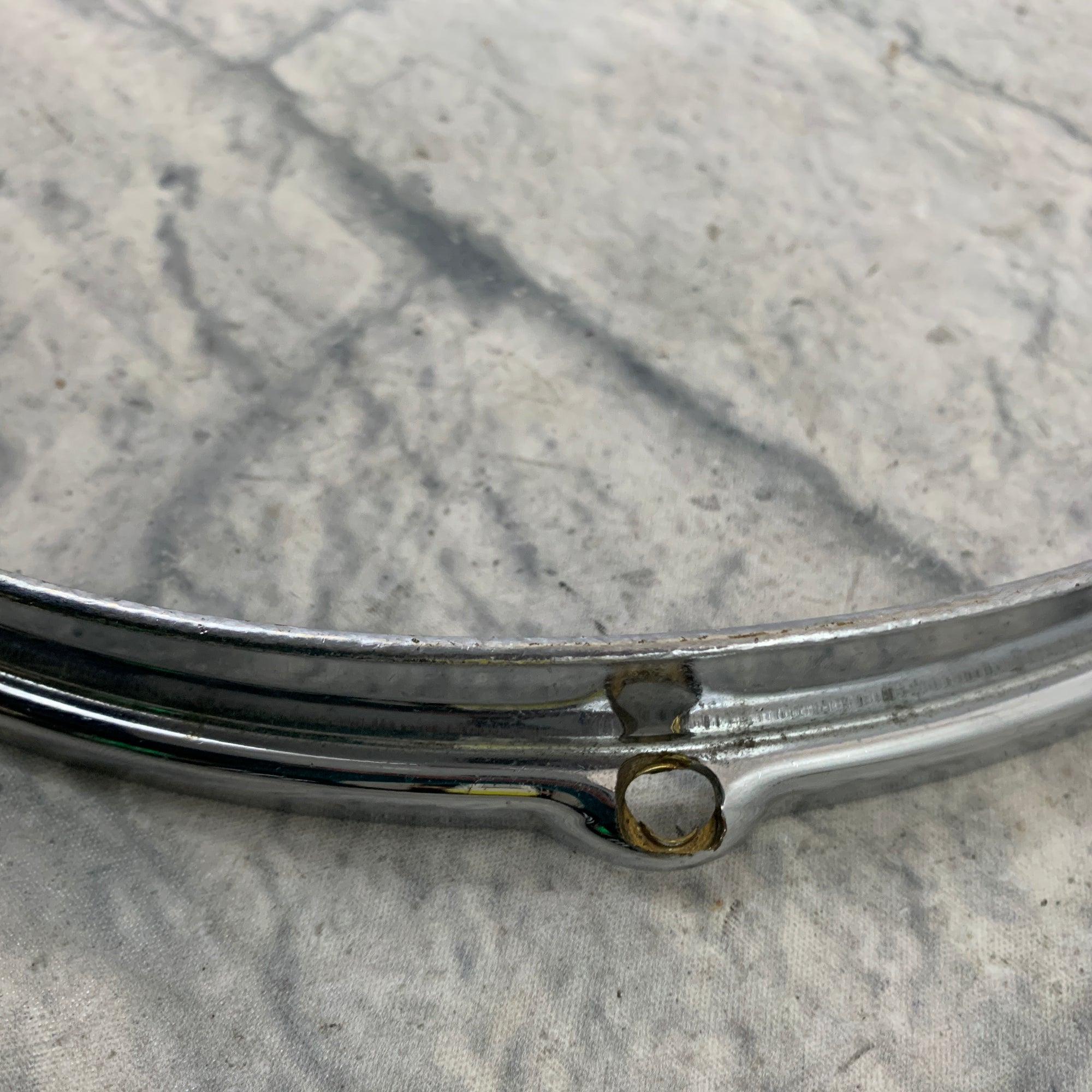 Vintage Slingerland Radio King 13" 6 Lug Engraved Drum Hoop