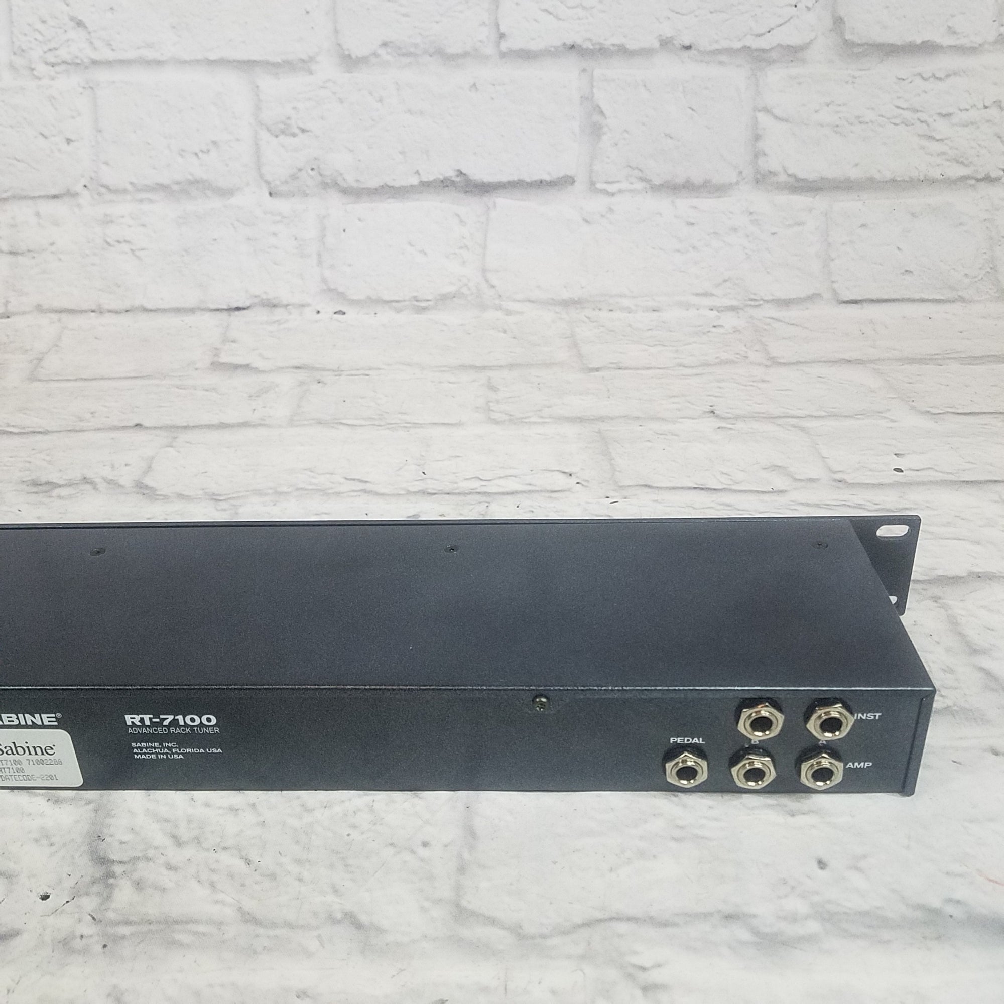 Sabine RT-7100 Advanced Rack Tuner
