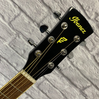 Ibanez PF15ECE-BK Acoustic/Electric Guitar Black