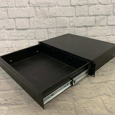 2U 2 Space Rack Drawer Rackmount Utility