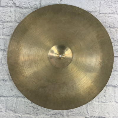 Vintage 1960's Zildjian 24 Ride Cymbal