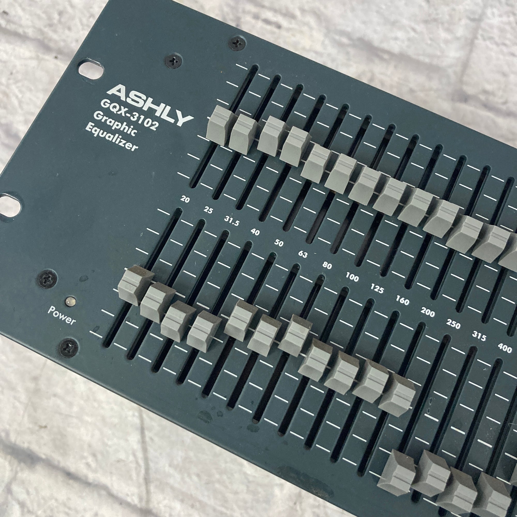 Ashly GQX-3102 Dual 31 Band Rack EQ