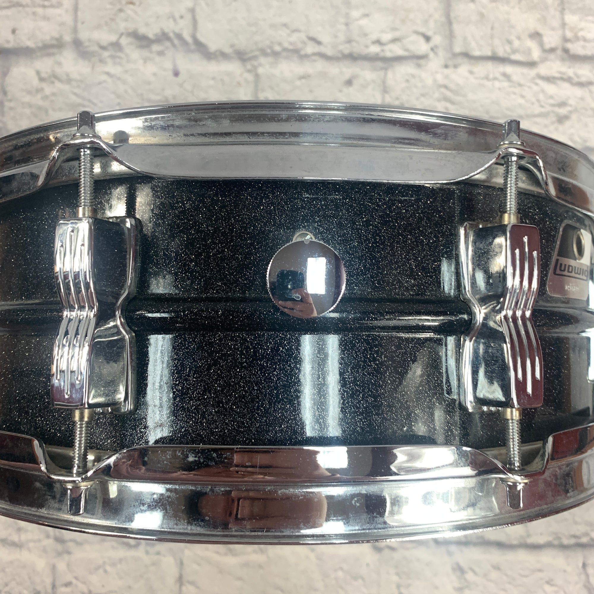 Ludwig 14 Black Galaxy Acrolite Snare Drum