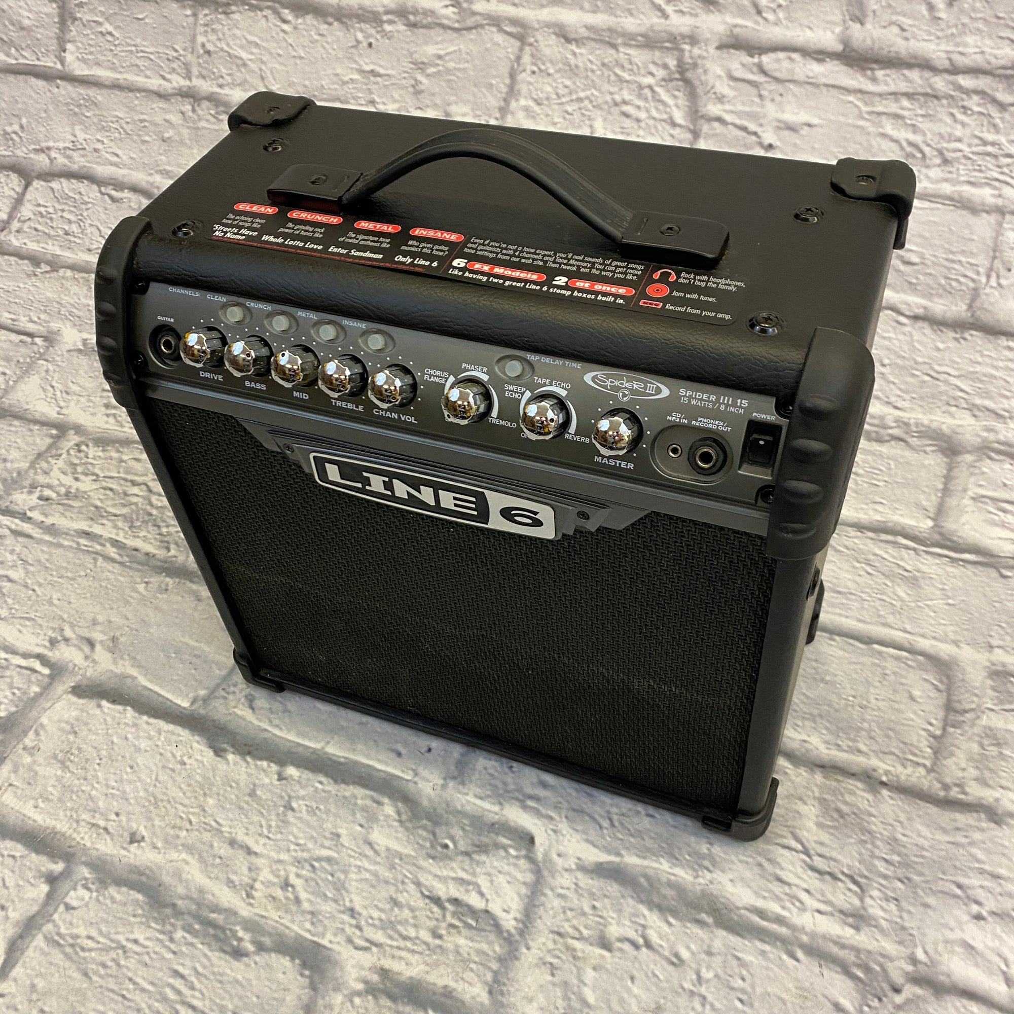 Line 6 Spider III 15W Guitar Combo Amp