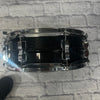 Ludwig 14 Galaxy Acrolite Snare Drum Black White Badge 14x5.5"