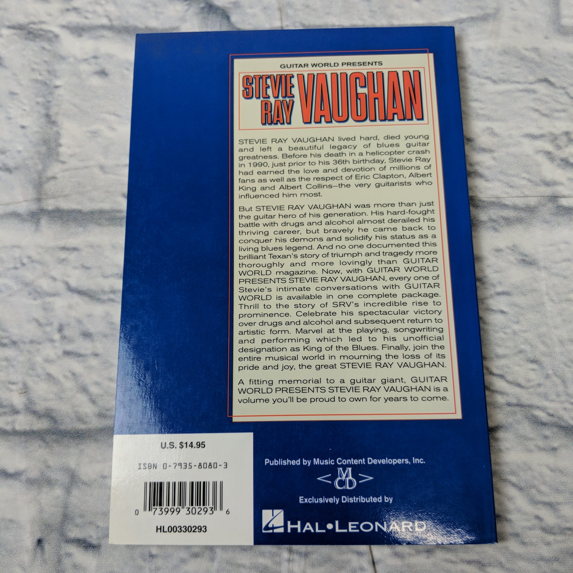 Guitar World: Presents Stevie Ray Vaughan Paperback