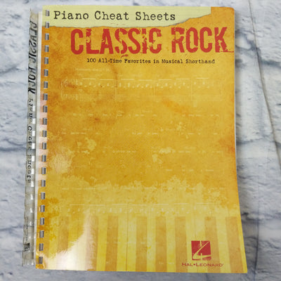 Hal Leonard Piano Cheat Sheets - Classic Rock