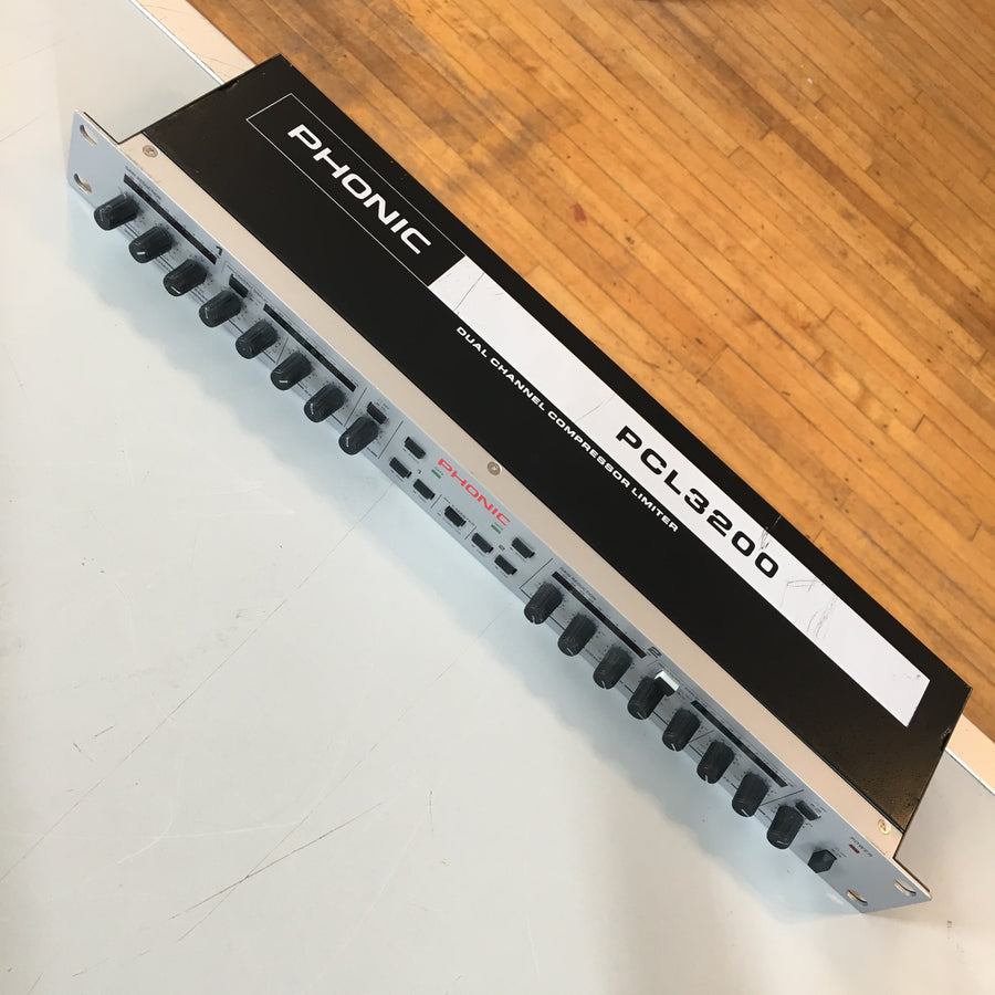 Phonic PCL3200 Dual Channel Compressor and Limiter