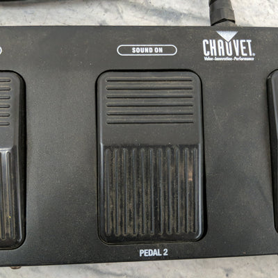 Chauvet 3 Button Foot Controller Pedal for 4BAR, 4BAR Flex, and 4BAR Tri 4-Pin Wired Lighting