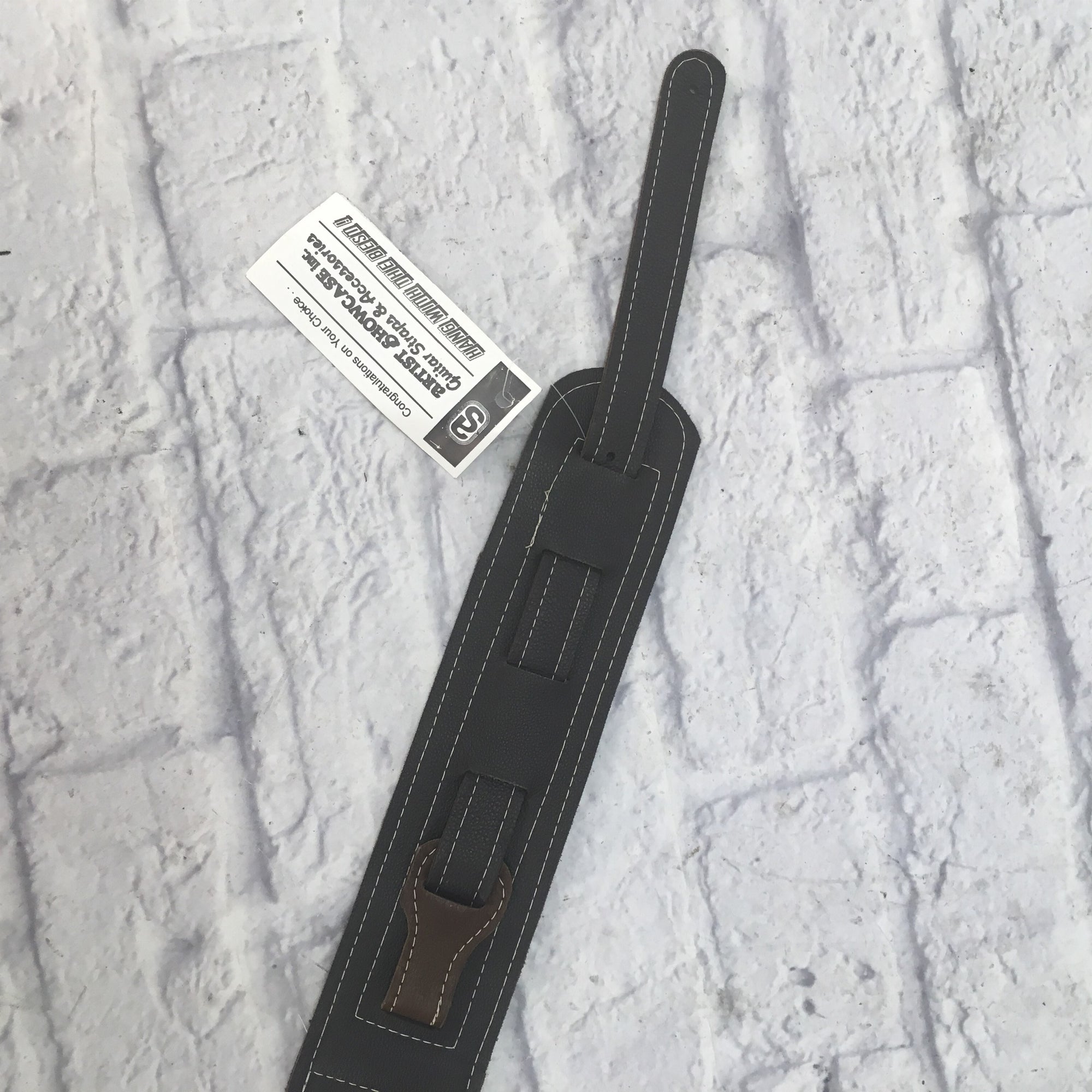 Artist Showcase Leather Guitar Strap Premier AS (Wide Brown)