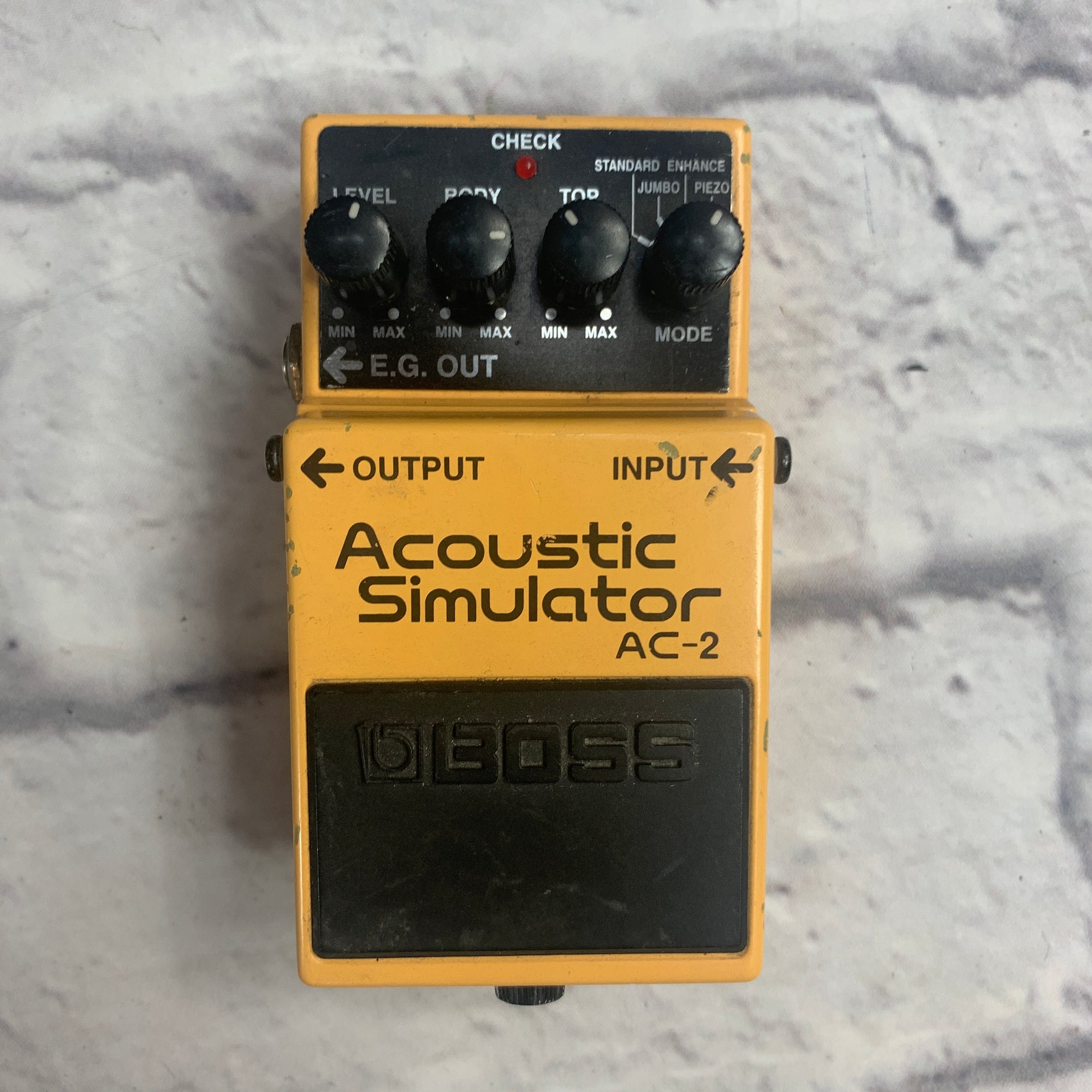 acoustic simulator pedal for electric guitar Boss AC-2 Acoustic Simulator Guitar Pedal
