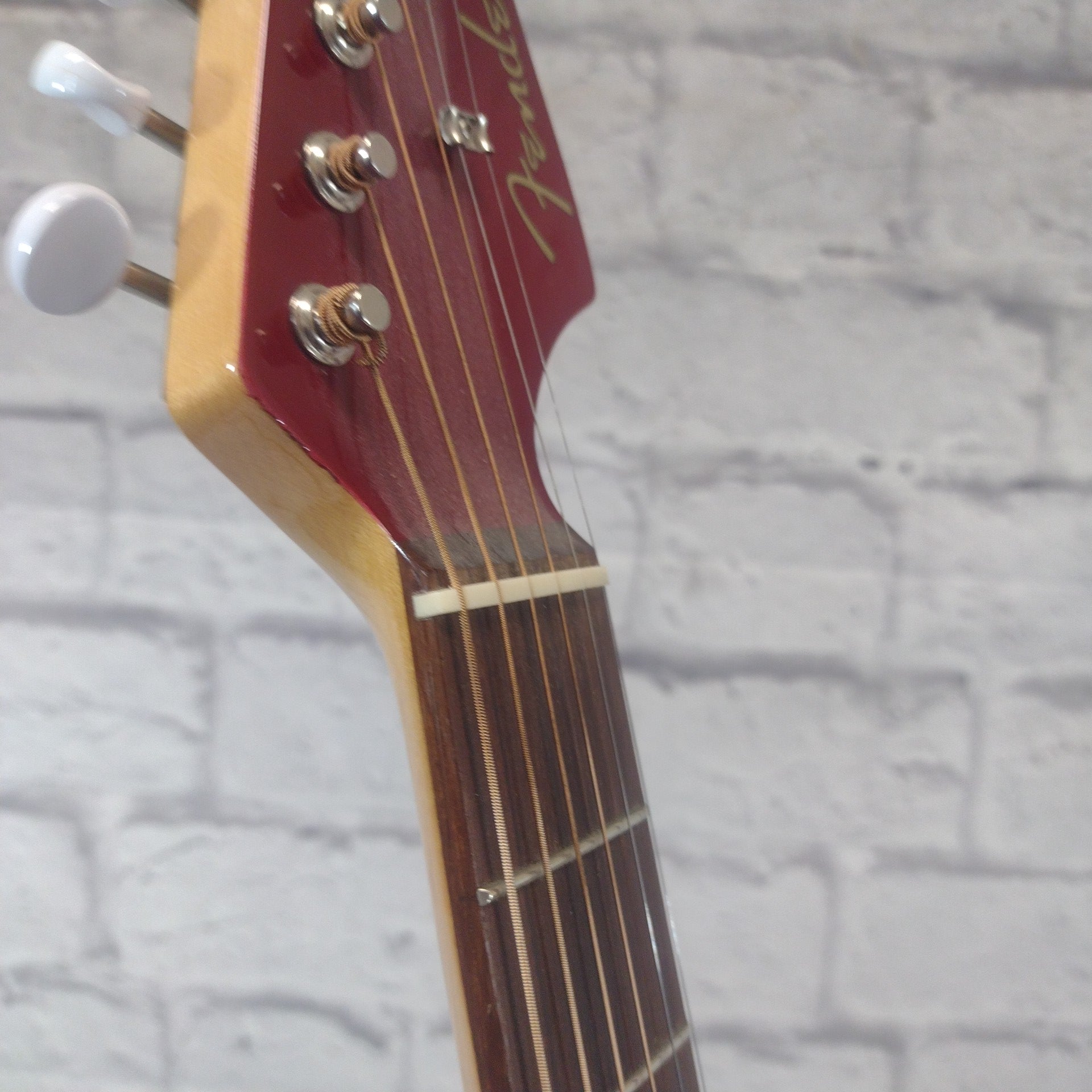 Fender SCE Sonoran Candy Apple Red Acoustic Guitar