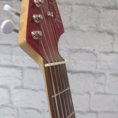 Fender SCE Sonoran Candy Apple Red Acoustic Guitar
