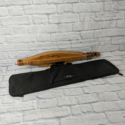 Cabin Creek Teardrop Shaped Appalachian Mountain Dulcimer Handmade from Solid Chestnut Wood