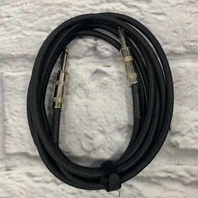 Braided Black Instrument Cable