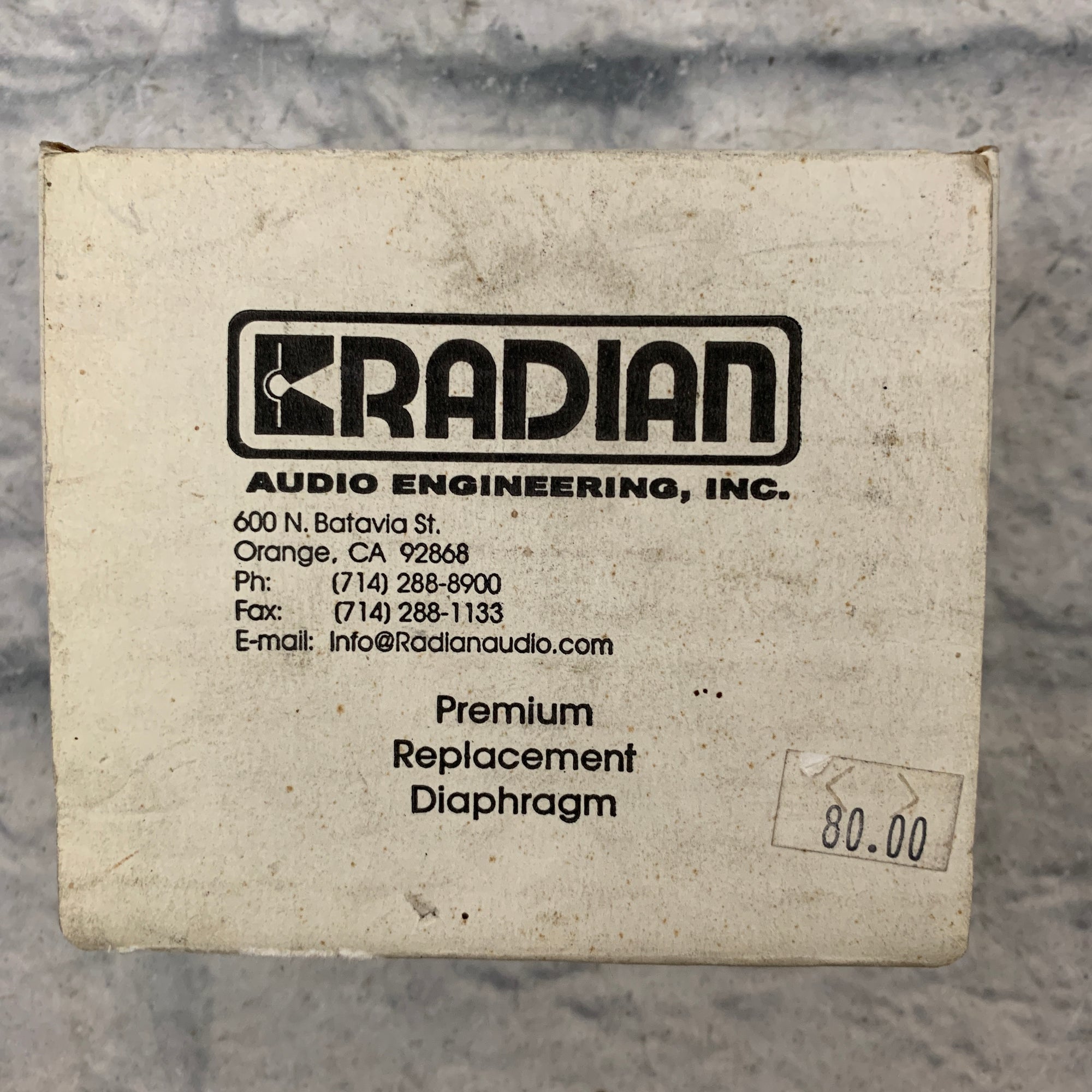 Radian 1225-8 Replacement Diaphagm