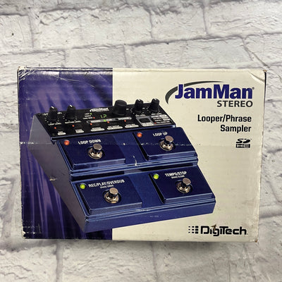 Digitech JamMan Stereo Looper Phrase Sampler Pedal