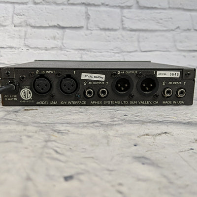 Aphex 10/4 Interface Model 124A -10/+4 Level Converter