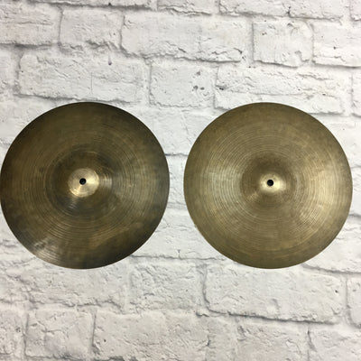 Vintage Zildjian 12in Istanbul Hi Hat Pair