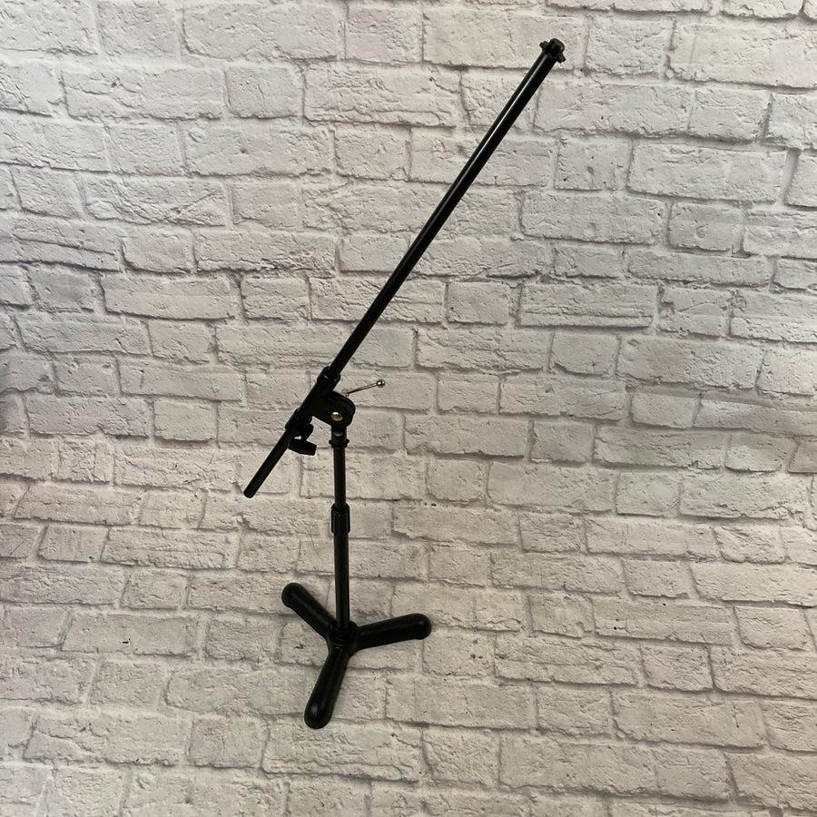 On-Stage Short 30" Boom Microphone Stand with Heavy Tripod Base
