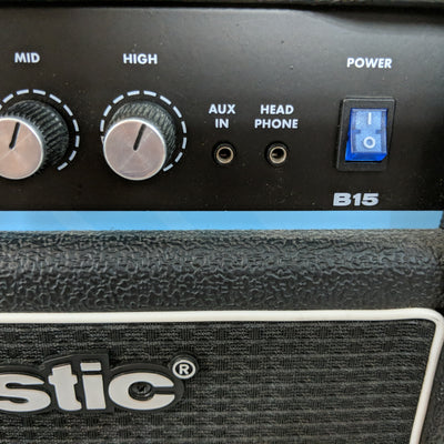 Acoustic B15 15 Watt Bass Combo Practice Amp