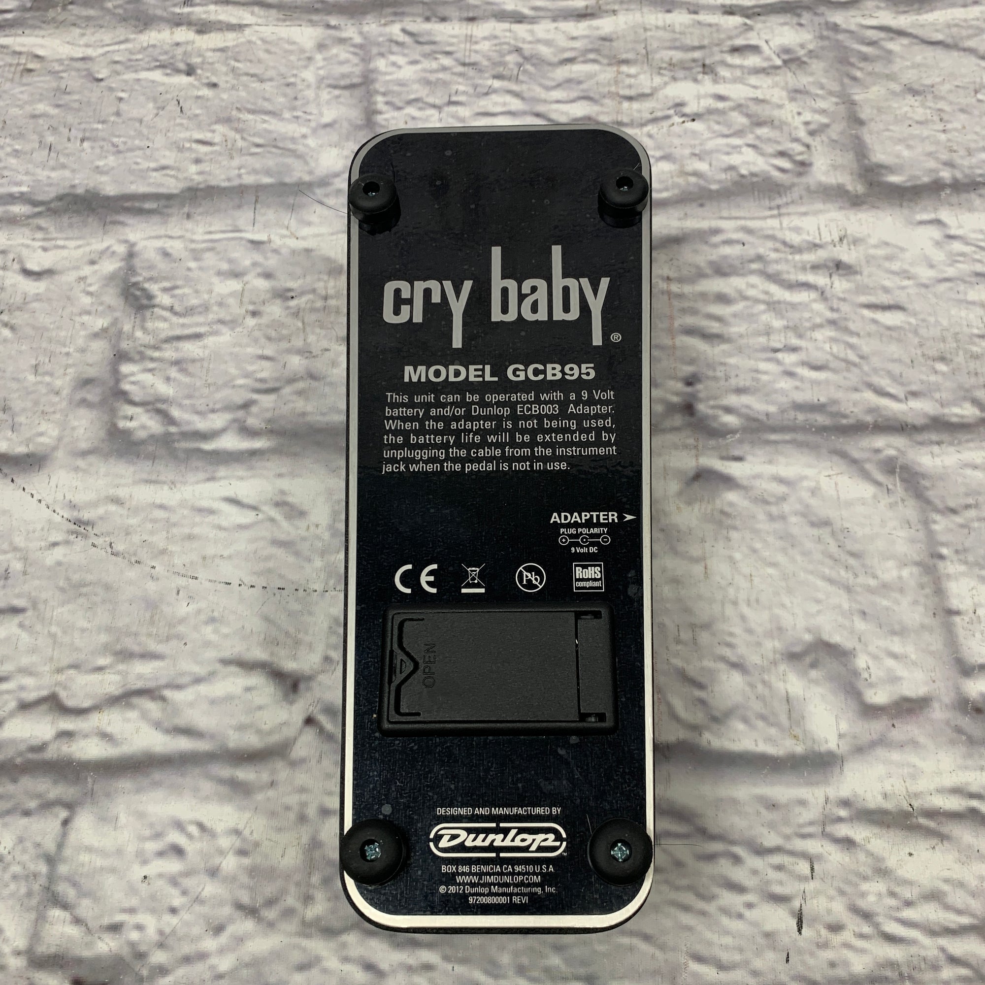 Dunlop GCB95 Wah Pedal
