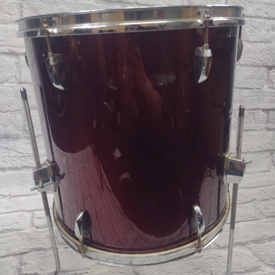 Pearl Forum Series Acoustic 16 x 16 Floor Tom with legs - Wine Red